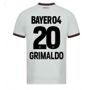 Bayer Leverkusen Alejandro Grimaldo #20 Gostujuci Dres 2023-24 Kratak Rukavima